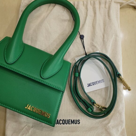 Jacquemus Green `Le Chiquito Moyen" Bag - Picture 2 of 3